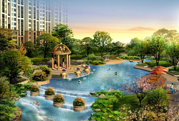 ���ϖ|��ɽˮ�G��С�^(q��)Ӿ���OӋЧ���D